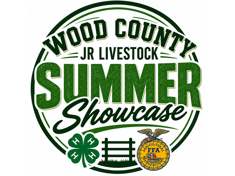 Logo for 2026 Wood County 4-H and FFA Summer Showcase